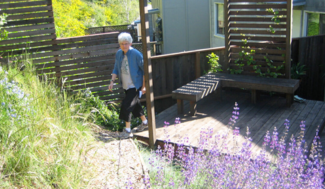 Deck as Bridge across Concrete Trench